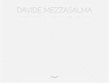 Tablet Screenshot of davidemezzasalma.com